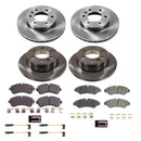 PowerStop OE Stock Replacement Low-Dust Ceramic Brake Pad and Rotor Kit