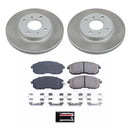 PowerStop Semi-Coated Rotor and Low-Dust Ceramic Brake Pad Kit