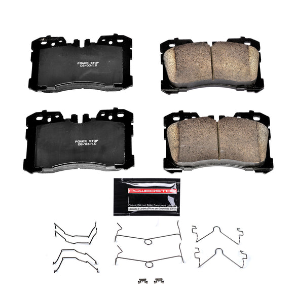 PowerStop Z23 Evolution Sport Carbon-Fiber Brake Pads With Hardware