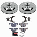 PowerStop OE Stock Replacement Low-Dust Ceramic Brake Pad, Rotor and Caliper Kit