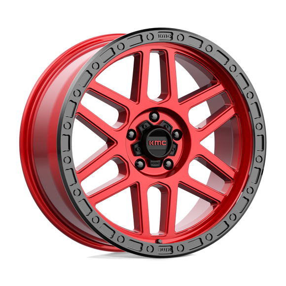 20X9 KMC KM544 MESA Candy Red With Black Lip 5X127 ET0 wheel/rim