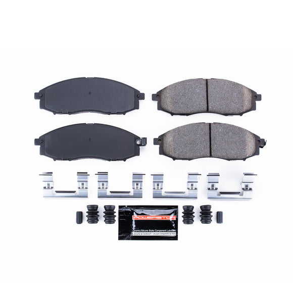 PowerStop Z23 Evolution Sport Carbon-Fiber Brake Pads With Hardware