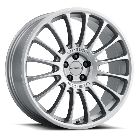 20x8.5 Vision 477 Monaco Matte Graphite Wheel 5x120 ET35 CB73.1