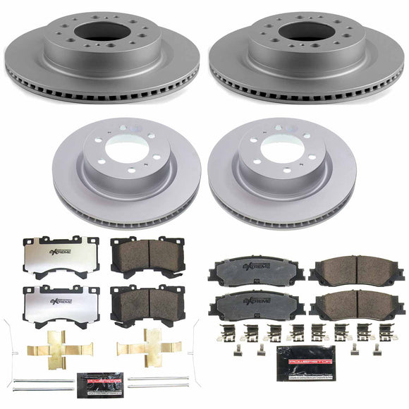 Z36 Truck & Tow Premium Carbon-Fiber Ceramic Brake Pad and Fully Coated Rotor Ki