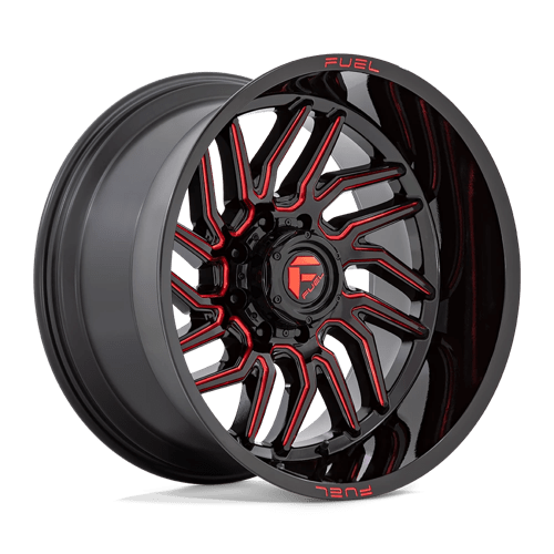 20x10 Fuel Off-Road D808 HURRICANE Black Wheel 5x139.7 ET-18 CB78.1