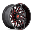 20x10 Fuel Off-Road D808 HURRICANE Black Wheel 5x139.7 ET-18 CB78.1