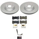 PowerStop Genuine Geomet Coated Rotor and Low-Dust Ceramic Brake Pad Kit