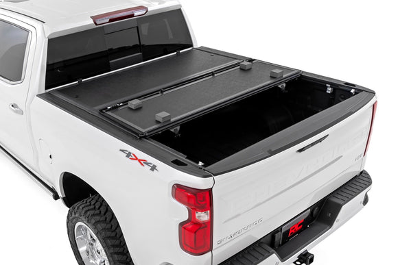 Rough Country Hard Low Profile Bed Cover 5'9" For Chevy GMC 1500 2500 3500 14-19