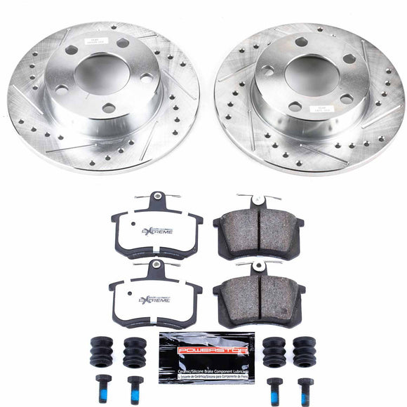 PowerStop Z26 Street Performance Ceramic Brake Pad and Drilled & Slotted Rotor K