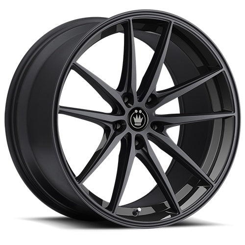 17x8 Konig Oversteer Gloss Black 5x114.3 5x4.5 ET35 Wheel Rim
