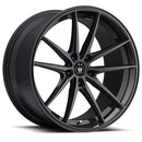 17x8 Konig Oversteer Gloss Black 5x114.3 5x4.5 ET35 Wheel Rim