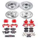 PowerStop Z23 Daily Driver Carbon-Fiber Ceramic Pads Drilled & Slotted Rotor & C