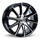 15x6.5 RTX Dynamo Black Machined 4x100 ET38 wheel/rim