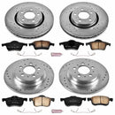 PowerStop Z23 Daily Driver Carbon-Fiber Ceramic Brake Pad and Drilled & Slotted