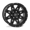 17X9 Pro Comp Alloys PA5 Torq Flat Black 5x114.3 ET-6 Wheel Rim