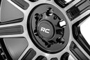 20x10 Rough Country 89 Series Black Machined Gun Metal Wheel 6x5.5 ET18 CB4.173