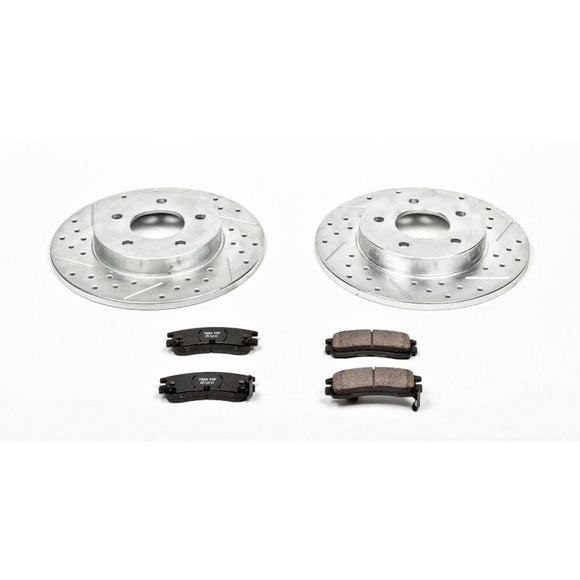 PowerStop Z23 Daily Driver Carbon-Fiber Ceramic Brake Pad and Drilled & Slotted