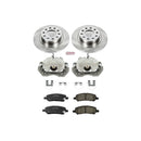 PowerStop OE Stock Replacement Low-Dust Ceramic Brake Pad, Rotor and Caliper Kit