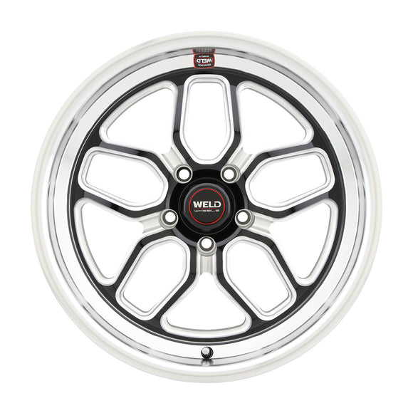 18x8 WELD Performance Laguna Black Milled 5x120.65 5x4.75 ET29 Wheel Rim