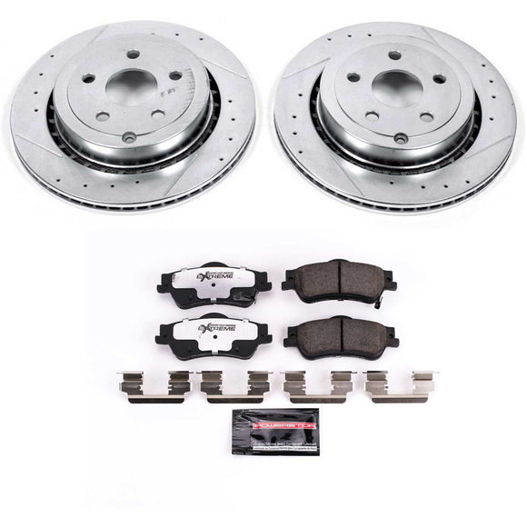 PowerStop Z26 Street Performance Ceramic Brake Pad and Drilled & Slotted Rotor K