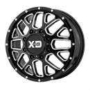 20X8.25 XD Series XD843 Grenade DUALLY G-BLK MILL 8X210 ET127 wheel/rim-3