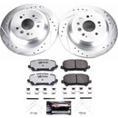 PowerStop Z36 Carbon-Fiber Ceramic Brake Pad with Drilled and Slotted Rotor Kit