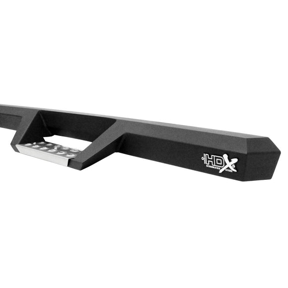 Westin HDX Stainless Drop Nerf Step Bars Textured Black 56-141552