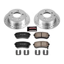 PowerStop Z23 Daily Driver Carbon-Fiber Ceramic Brake Pad and Drilled & Slotted