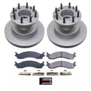 PowerStop Genuine Geomet Coated Rotor and Low-Dust Ceramic Brake Pad Kit