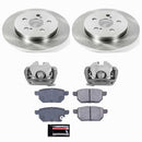 PowerStop OE Stock Replacement Low-Dust Ceramic Brake Pad, Rotor and Caliper Kit