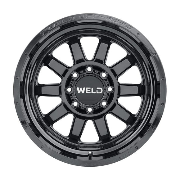 18x9 WELD Off-Road Stealth Gloss Black 6x135 6x139.7 ET0 CB106.1 Wheel Rim