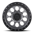 20x9 Lock Off-Road .50 CAL Matte Gray Black Ring 6x139.7 6x5.5 ET-12 Wheel-2