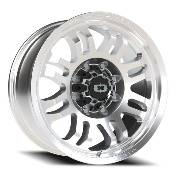 20x9.5 Vision 409 Inferno Machined Wheel 8x165.1 ET12 CB125.1