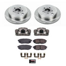 PowerStop OE Stock Replacement Low-Dust Ceramic Brake Pad, Rotor and Caliper Kit