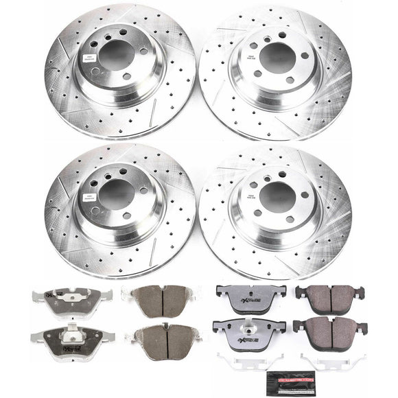 PowerStop Z26 Street Performance Ceramic Brake Pad and Drilled & Slotted Rotor K