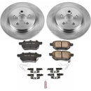 PowerStop OE Stock Replacement Low-Dust Ceramic Brake Pad and Rotor Kit