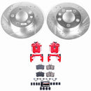 PowerStop Z23 Daily Driver Carbon-Fiber Ceramic Pads Drilled & Slotted Rotor & C