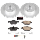 PowerStop Genuine Geomet Coated Rotor and Carbon-Fiber Ceramic Brake Pad Kit