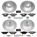 PowerStop Genuine Geomet Coated Rotor and Carbon-Fiber Ceramic Brake Pad Kit