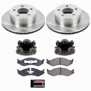 PowerStop OE Stock Replacement Low-Dust Ceramic Brake Pad, Rotor and Caliper Kit