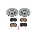 PowerStop OE Stock Replacement Low-Dust Ceramic Brake Pad and Rotor Kit
