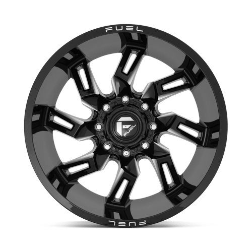22x10 Fuel Off-Road D747 Lockdown Gloss Black Milled 5x127 ET-18 CB71.5 Wheel