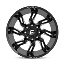 22x10 Fuel Off-Road D747 Lockdown Gloss Black Milled 5x127 ET-18 CB71.5 Wheel