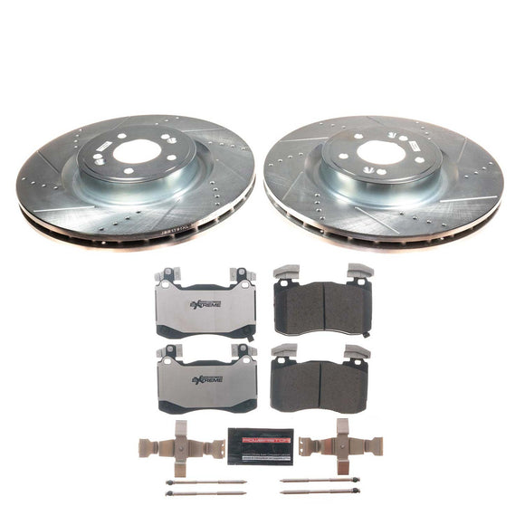 PowerStop Z26 Street Performance Ceramic Brake Pad and Drilled & Slotted Rotor K