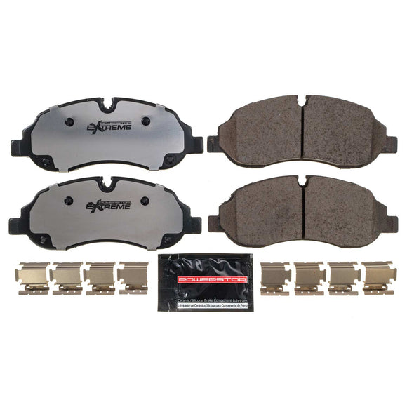 PowerStop Z36 Truck And Tow Carbon-Fiber Ceramic Brake Pads With Hardware