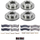 PowerStop OE Stock Replacement Low-Dust Ceramic Brake Pad and Rotor Kit