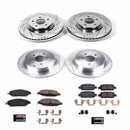 PowerStop Z23 Daily Driver Carbon-Fiber Ceramic Brake Pad and Drilled & Slotted