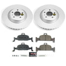 PowerStop Genuine Geomet Coated Rotor and Carbon-Fiber Ceramic Brake Pad Kit