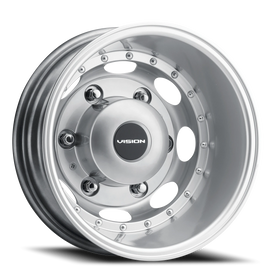 16x5.5 Vision 181Z Hauler Hyper Silver 6x205 ET-126.05 Wheel Rim