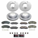 PowerStop Genuine Geomet Coated Rotor and Low-Dust Ceramic Brake Pad Kit